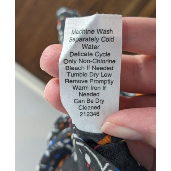 Cabi Festival Semi Sheer Funky Plaid Button Up - Small - Style 129 - Picture 10 of 10